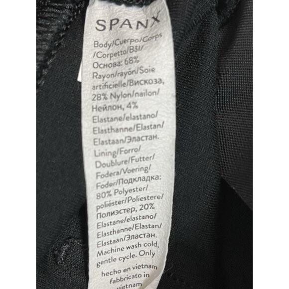 Spanx Pants Women L Black The Perfect Ponte Ankle Pull On Stretch High Rise Pant - Picture 10 of 14